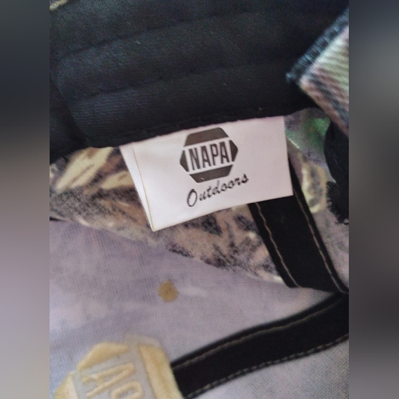Napa Outdoors Camouflage Strapback Baseball Cap Hat - Picture 6 of 6